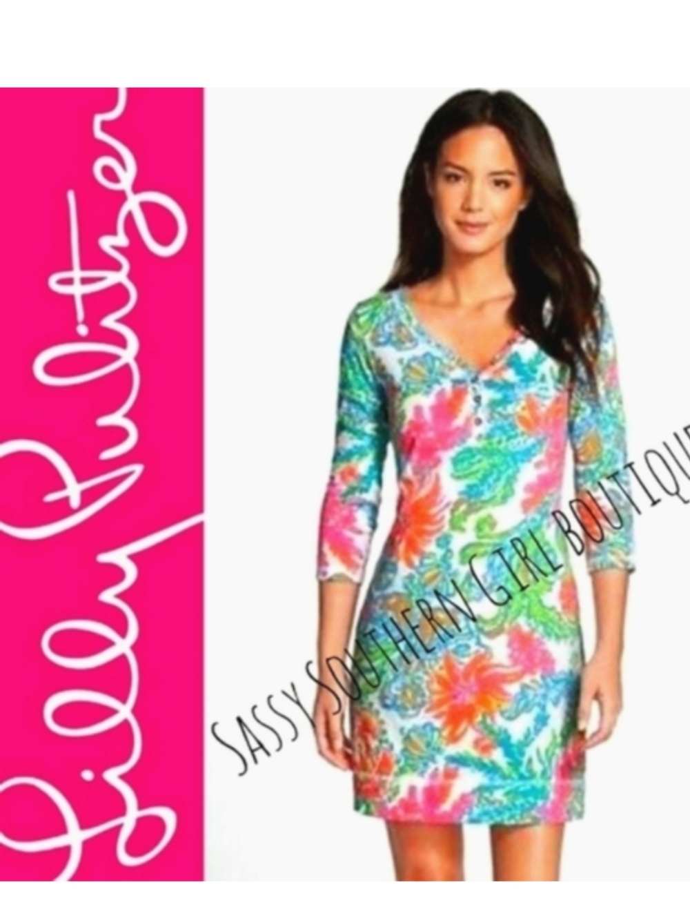 🆕⭐Lilly Pulitzer Palmetto dress Resort White Casa Marina